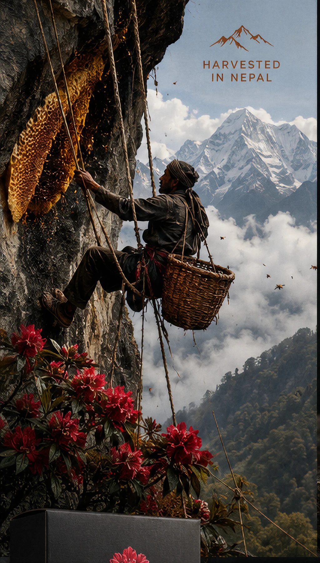 The Harvest — cliff faces of the Annapurna foothills