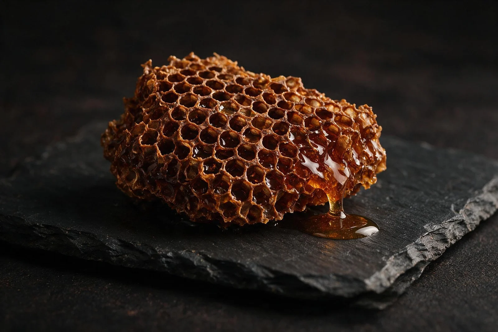 Wild comb — pressed and poured, never heated